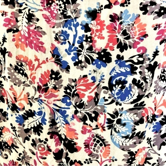 Jane & Delancey Womens White Floral Long Sleeve‎ Peplum Babydoll Boho top, small - Picture 12 of 13